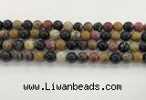 CWJ582 15.5 inches 9mm round wooden jasper beads wholesale