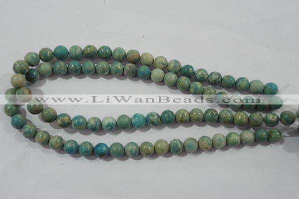 CXH103 15.5 inches 10mm round dyed Xiang He Shi gemstone beads