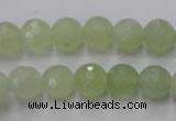 CXJ103 15.5 inches 10mm faceted round New jade beads wholesale