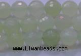 CXJ220 15.5 inches 10mm faceted round New jade beads wholesale