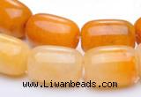 CYJ36 10*14mm egg-shaped yellow jade gemstone beads Wholesale