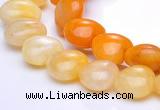 CYJ37 16 inch 12*12mm heart yellow jade gemstone beads Wholesale