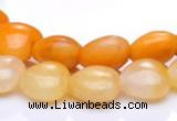 CYJ39 16 inch 20*20mm heart yellow jade gemstone beads Wholesale