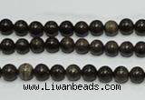 CZJ01 16 inches 4mm round zebra jasper gemstone beads Wholesale