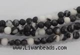 CZJ202 15.5 inches 6mm round black & white zebra jasper beads