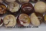 CZJ273 15.5 inches 10mm round zebra jasper beads wholesale