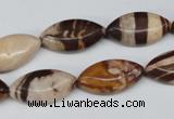 CZJ354 15.5 inches 10*20mm marquise zebra jasper beads wholesale