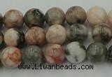 CZJ551 15.5 inches 6mm round pink zebra jasper beads wholesale