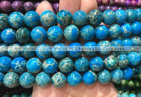 DEBS02 15 inches 12mm round sea sediment Jasper beads wholesale