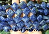 DOBS20 15 inches 15mm diamond sodalite gemstone beads wholesale