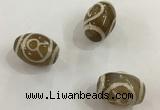 DZI301 10*14mm drum tibetan agate dzi beads wholesale