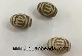 DZI304 10*14mm drum tibetan agate dzi beads wholesale