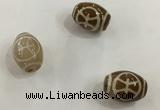 DZI308 10*14mm drum tibetan agate dzi beads wholesale