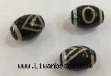 DZI327 10*14mm drum tibetan agate dzi beads wholesale