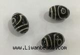 DZI349 10*14mm drum tibetan agate dzi beads wholesale