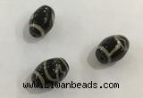 DZI357 10*14mm drum tibetan agate dzi beads wholesale