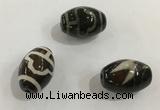 DZI359 10*14mm drum tibetan agate dzi beads wholesale