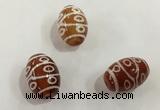 DZI374 10*14mm drum tibetan agate dzi beads wholesale