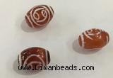 DZI377 10*14mm drum tibetan agate dzi beads wholesale