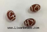 DZI391 10*14mm drum tibetan agate dzi beads wholesale