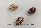 DZI396 10*14mm drum tibetan agate dzi beads wholesale