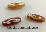 DZI425 10*28mm drum tibetan agate dzi beads wholesale