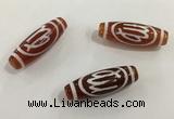 DZI437 10*30mm drum tibetan agate dzi beads wholesale