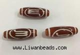 DZI438 10*30mm drum tibetan agate dzi beads wholesale