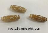 DZI500 10*30mm drum tibetan agate dzi beads wholesale