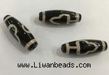 DZI510 10*30mm drum tibetan agate dzi beads wholesale