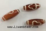 DZI519 10*28mm drum tibetan agate dzi beads wholesale