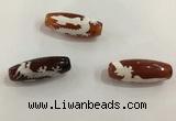 DZI523 10*30mm drum tibetan agate dzi beads wholesale