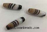 DZI529 10*28mm drum tibetan agate dzi beads wholesale