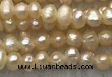 FWP06 14.5 inches 2mm - 2.5mm potato pink freshwater pearl strands