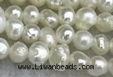 FWP11 14.5 inches 2.8mm potato white freshwater pearl strands