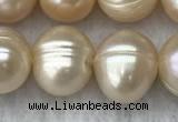 FWP111 15 inches 10mm - 11mm potato pink freshwater pearl strands