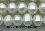 FWP27 14.5 inches 4mm - 4.5mm potato white freshwater pearl strands