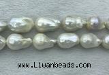 FWP366 15 inches 16mm - 18mm baroque freshwater nucleated pearl beads