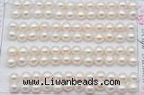 FWP457 half-drilled 6.5-7mm bread freshwater pearl beads