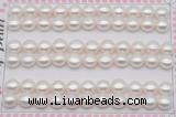 FWP459 half-drilled 7.5-8mm bread freshwater pearl beads