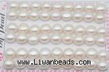 FWP464 half-drilled 10-10.5mm bread freshwater pearl beads