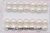 FWP467 half-drilled 11.5-12mm bread freshwater pearl beads