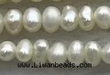 FWP50 14.5 inches 3mm - 3.5mm potato white freshwater pearl strands