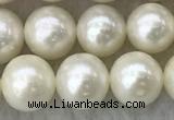 FWP74 15 inches 7mm - 8mm potato white freshwater pearl strands