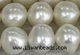 FWP79 15 inches 7mm - 8mm potato white freshwater pearl strands