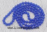 GMN11 Hand-knotted 8mm candy jade 108 beads mala necklaces