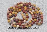 GMN467 Hand-knotted 8mm, 10mm mookaite 108 beads mala necklaces