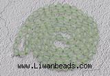 GMN516 Hand-knotted 8mm, 10mm prehnite 108 beads mala necklaces