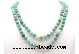 GMN8017 18 - 36 inches 8mm, 10mm grass agate 54, 108 beads mala necklaces