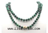 GMN8056 18 - 36 inches 8mm, 10mm green tiger eye 54, 108 beads mala necklaces